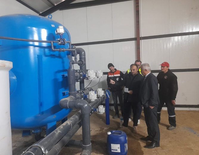 İlçemizde ‘temiz su’ için 7 milyonluk tesis hizmete girdi